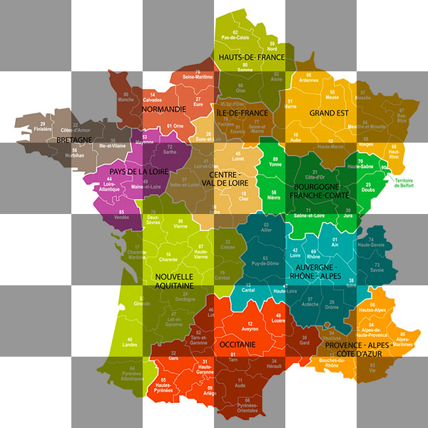 regions france